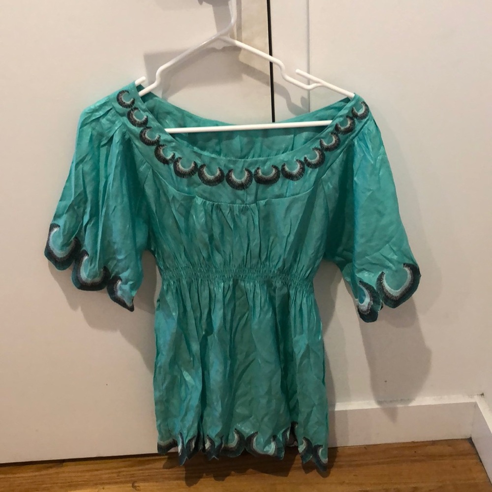 One of a kind mini dress and cover up
